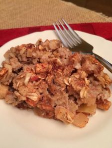 Slice of baked oatmeal