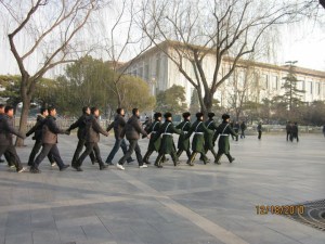 guards marching