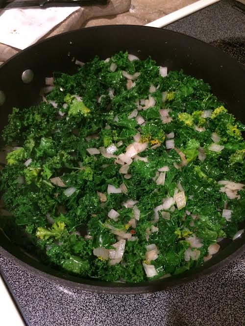 Kale and Onions